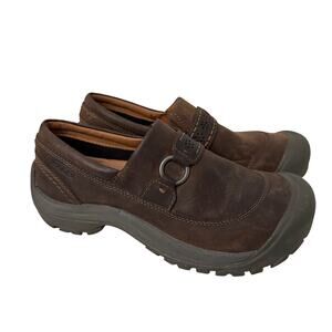 Keen Kaci II Shoes Womens Size 8.5 Brown Leather Comfort Dark Earth Canteen